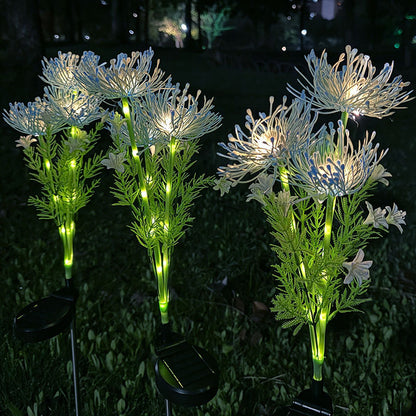 Shore Flowers Solar Lights, Outdoor Garden Decoration, Lawn Courtyard Lighting