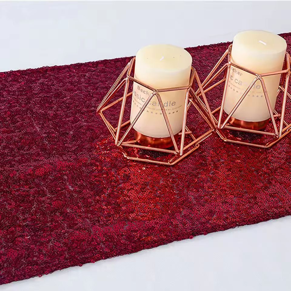 GlamourSpark Sequin Table Runner  Glitter Dining  Party Decor 3
