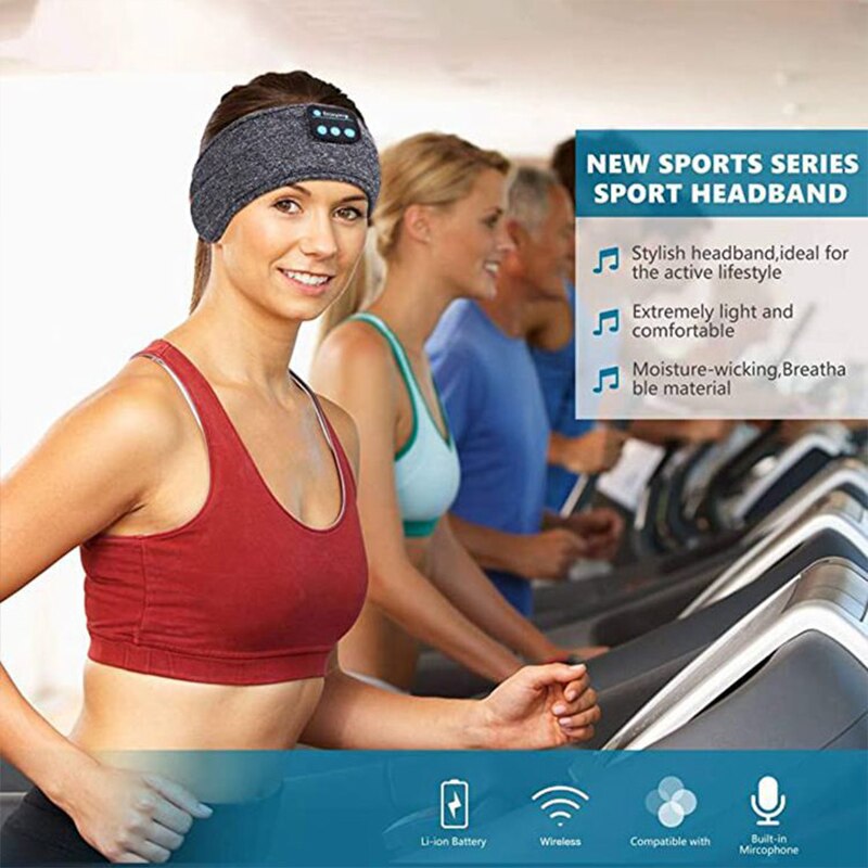Wireless Bluetooth Headset Headband, Fone Bluetooth Earphones, Sports Sleeping Headband, Wireless Headphones