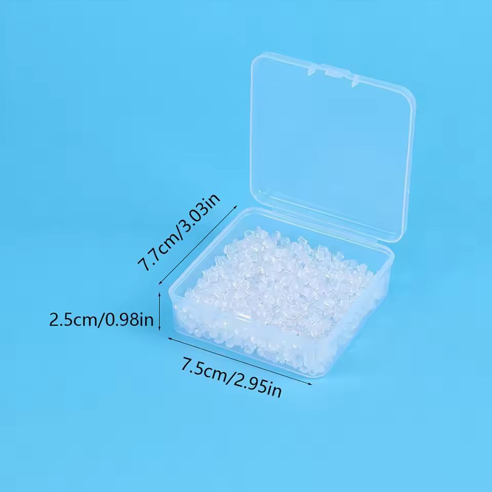 SoftClear Silicone Earring Backs  1200Piece Secure Earring Backing Kit 4