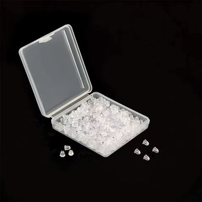 SoftClear Silicone Earring Backs  1200Piece Secure Earring Backing Kit 5