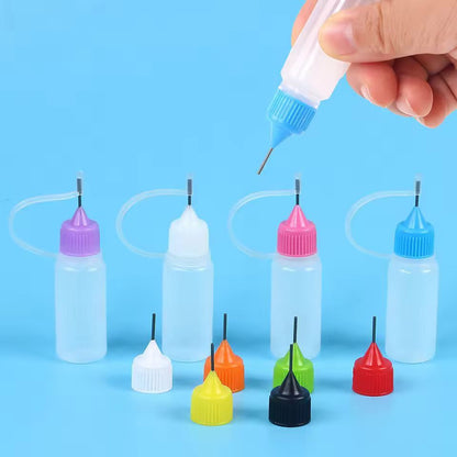 Precision Craft Squeeze Bottles – 10 ml Fine-Tip Applicators for Painting, Glue & DIY