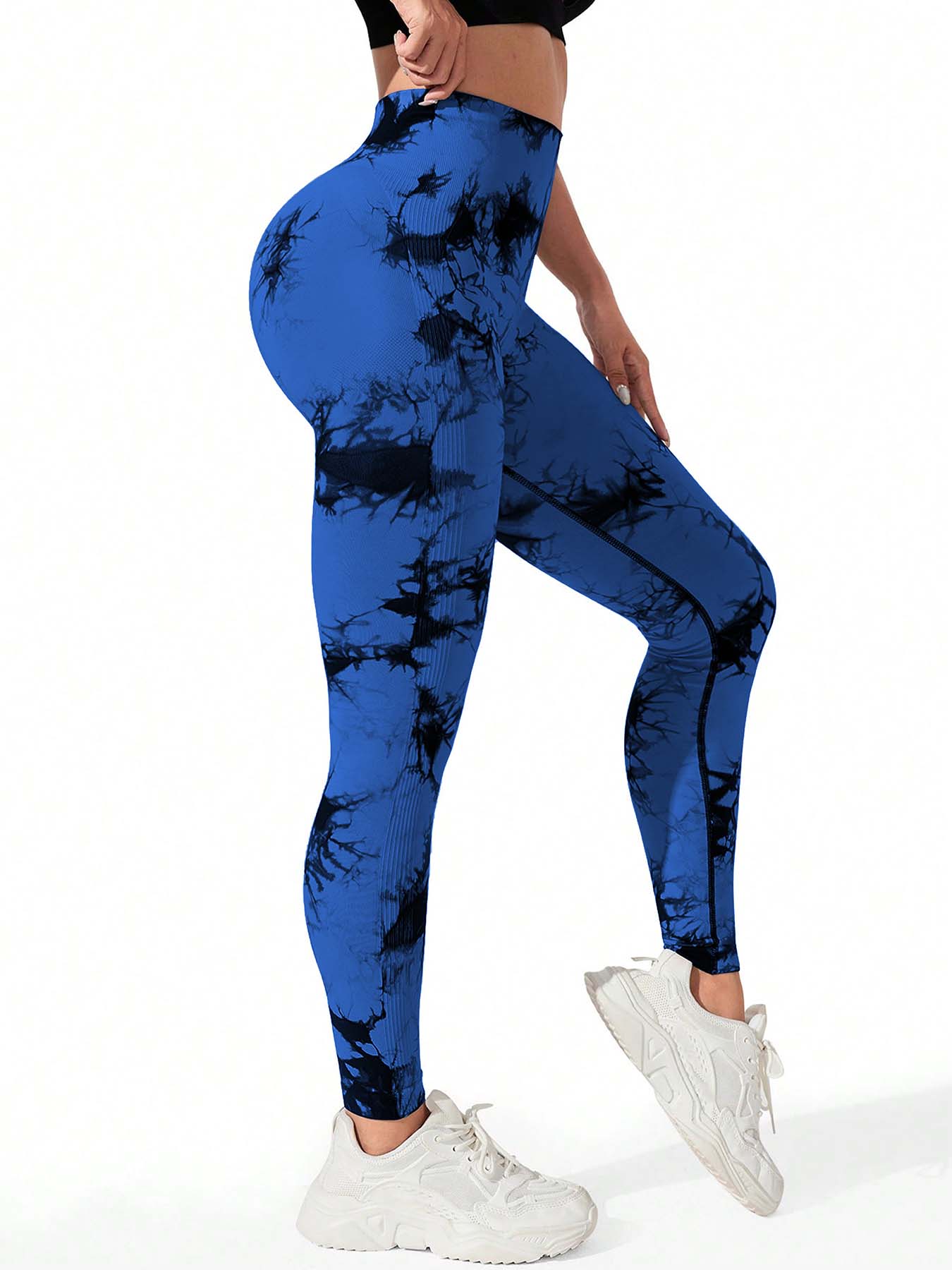 Comfortable Yoga Pants Womens Seamless Tiedye High Waist Workout Leggings Sportswear Workout Leggin 9