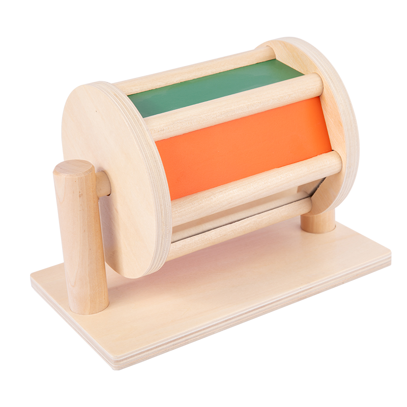 Bright Color Sensory Montessori Drum Toys Newest Wooden Drum Baby Toys Early Childhood Education Ro 8