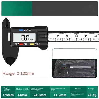 Plastic 150 Mm Vernier Caliper  Compact Measuring Tool For DIY Workshop  School Use 2