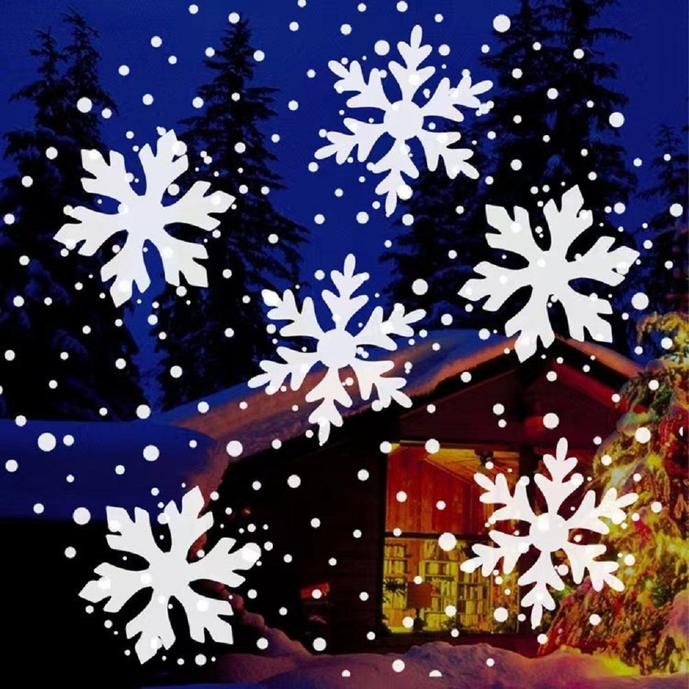 Snowflake Projector LED USB Holiday Lights Outdoor Lamp For New Year Party Christmas Projection Spo 3
