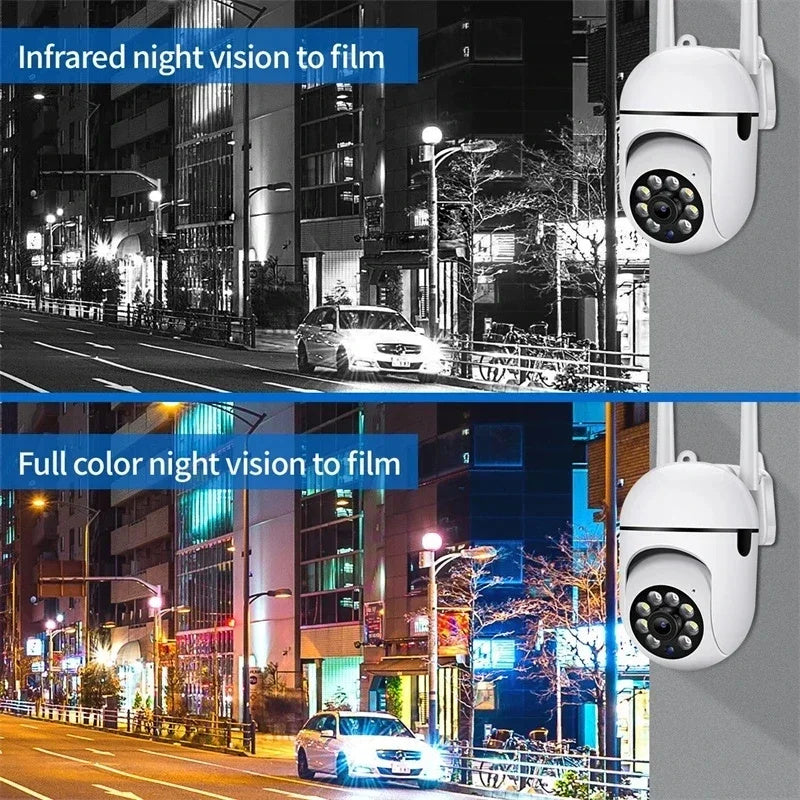 CCTV Camera, Wifi Video Surveillance, Full Color Night Vision, Smart Human Tracking, Outdoor Waterproof