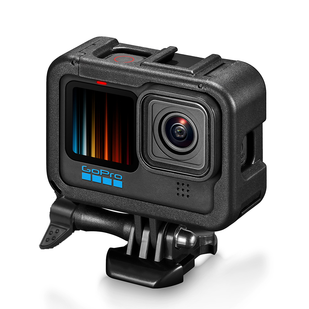 Cold Shoe Housing Case for GoPro Hero, Protective Frame with Side Opening