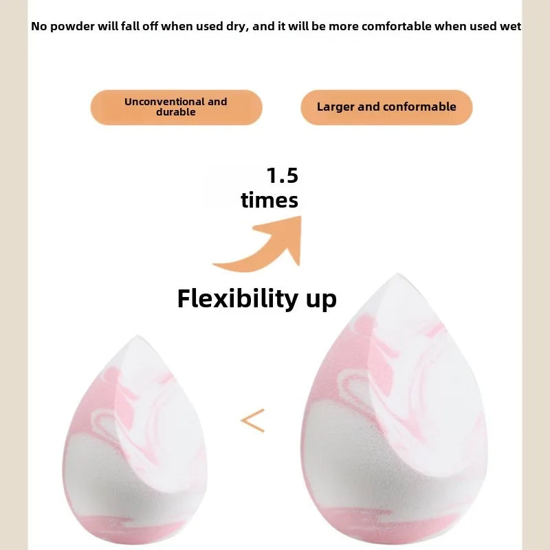 Makeup Sponge Beauty Egg Gradient Colour Soft DoubleSided Wet And DualUse Fit Without Eating Powder 4