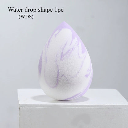 Makeup Sponge Beauty Egg Gradient Colour Soft DoubleSided Wet And DualUse Fit Without Eating Powder 9