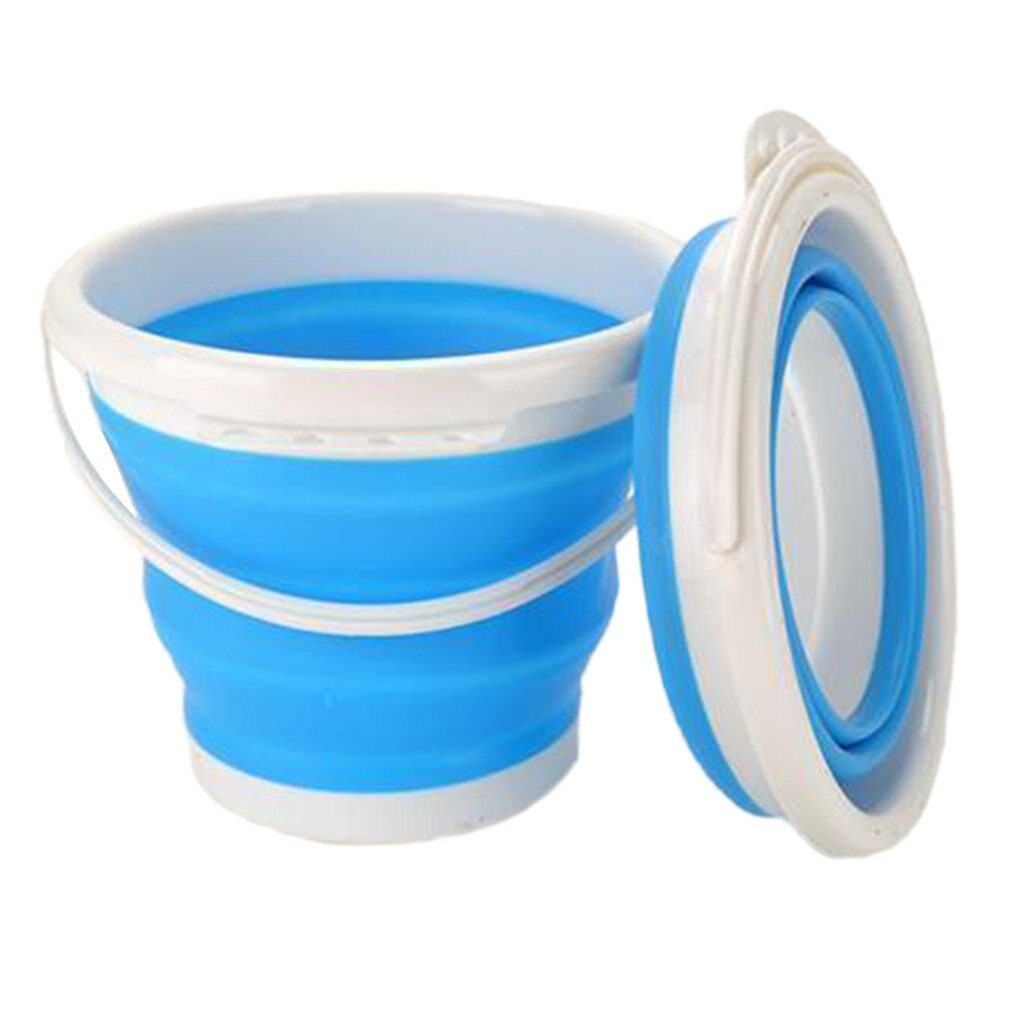 Portable Collapsible Bucket For Car Washing Fishing And Outdoor Travel Folding Water Household Plas 1