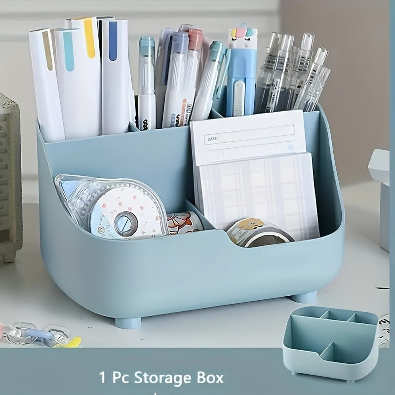 Large Capacity FiveGrid Storage Box For Desktop Organization 2