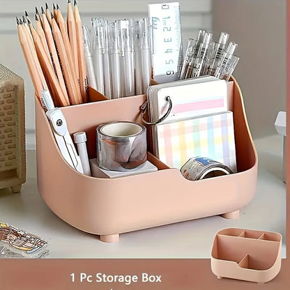 Large Capacity FiveGrid Storage Box For Desktop Organization 3