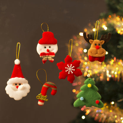 Cute Christmas Tree, Santa Claus Hanging Ornaments, Plush Xmas Tree Decor, Christmas Decor, Giving Small Gifts