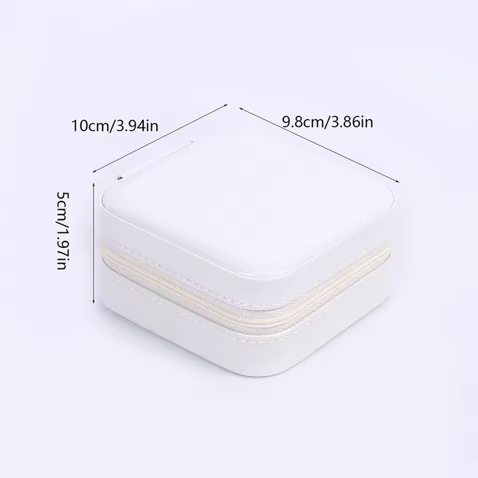 Chic  Compact Portable Jewelry Box  Travel Jewelry Organizer 9