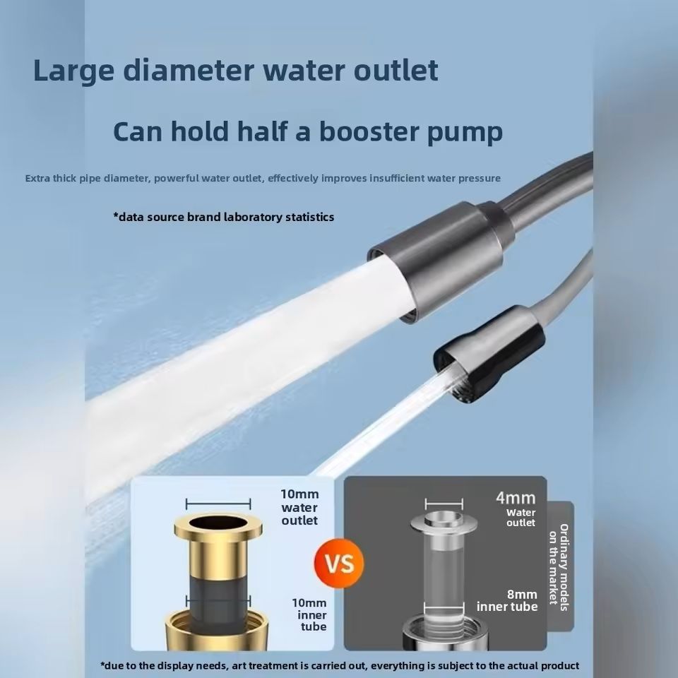 Retractable Spring Hose Extendable 2 M  3 M Water Hose For Showers Toilets  Garden Use 4