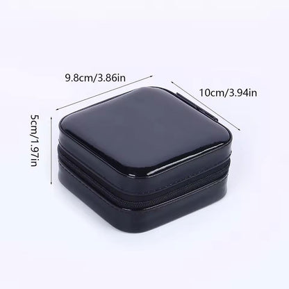Chic  Compact Portable Jewelry Box  Travel Jewelry Organizer 5