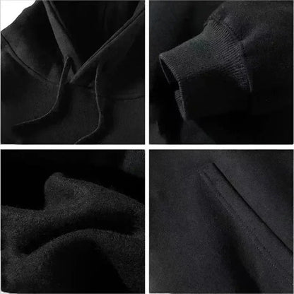 Mens Smiling Face Funny Fashion Couple Hooded Sweater American Heavyweight Loose Thickened Cashmere 6