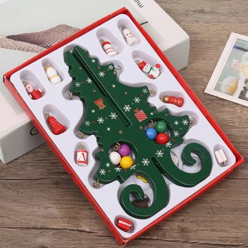 Wooden Christmas Tree Ornament Creative Decorations For Home Desktop New Year Kids Gifts Party Deco 1