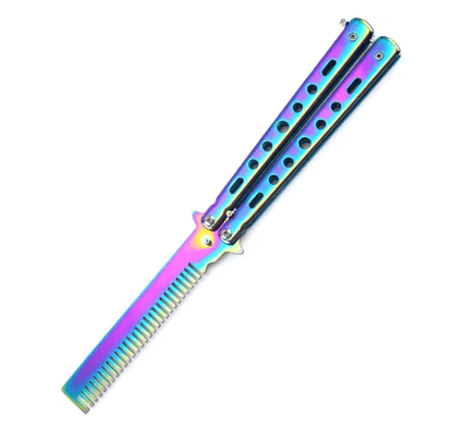 Foldable Training Butterfly Comb For Hair And Beard Styling 5