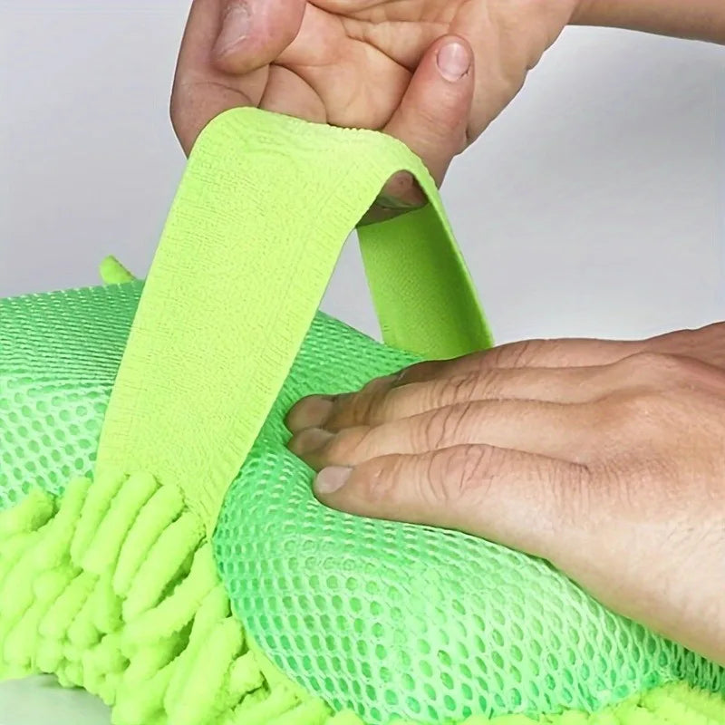 Sponge Block Car Cleaning Gloves Super Absorbent Car Washing Caterpillar Sponge Block Cleaning 4