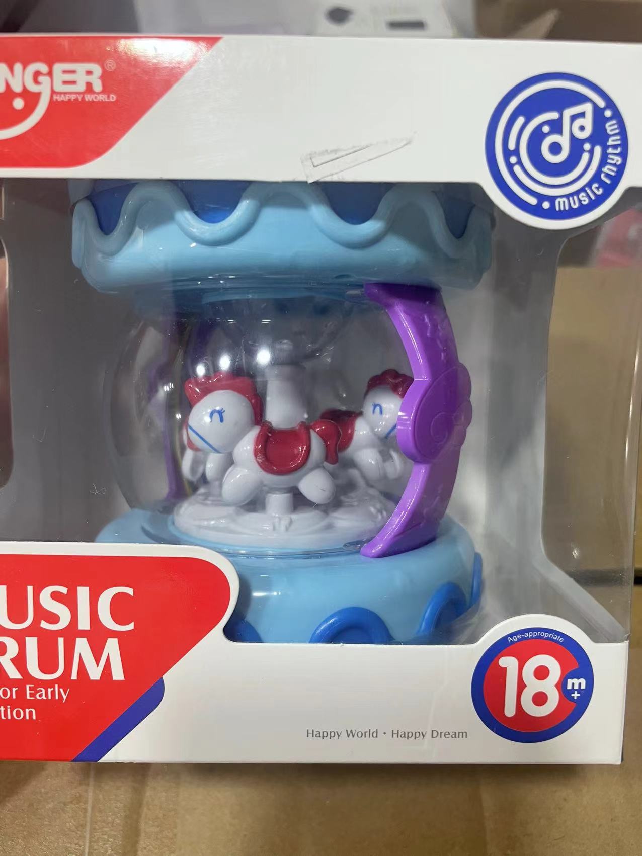 Early Educational Flash Drum Toy Musical Instrument For Toddlers Fun Drum Machine 6
