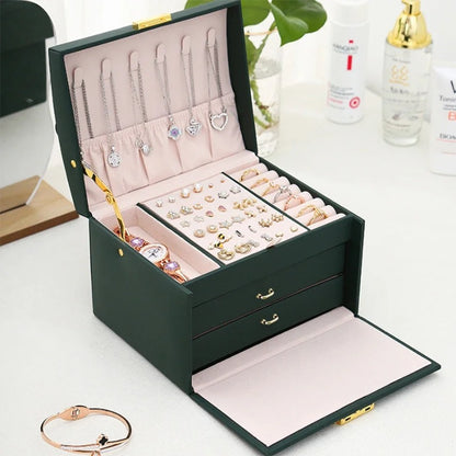 ThreeLayer Jewelry Box With New Lock Arch For Secure Jewelry Storage 4