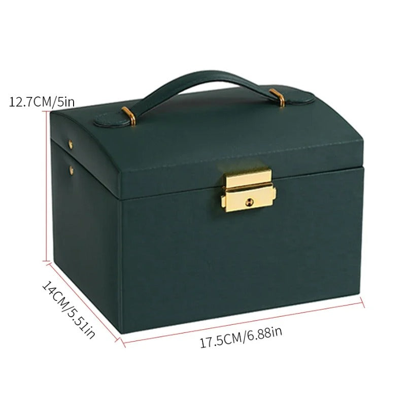ThreeLayer Jewelry Box With New Lock Arch For Secure Jewelry Storage 5