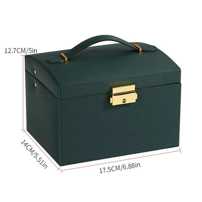 ThreeLayer Jewelry Box With New Lock Arch For Secure Jewelry Storage 5