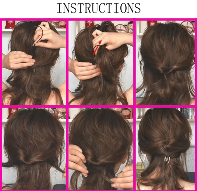 Ponytail Styling Loop Set For Easy Topsy Tail Hair Designs 2