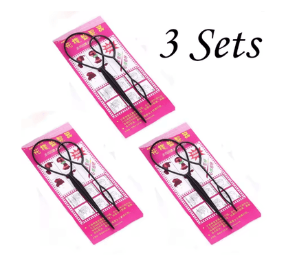 Ponytail Styling Loop Set For Easy Topsy Tail Hair Designs 4