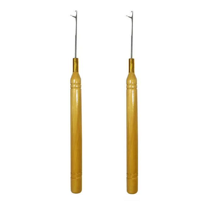Hair Extensions Loop Threader Tool For Microlink Beads 5