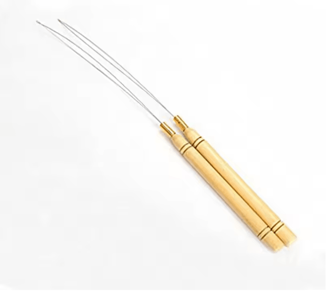 Hair Extensions Loop Threader Tool For Microlink Beads 6