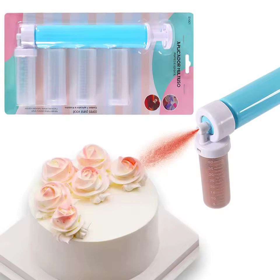 Artisan DIY Cake Airbrush Pump – Manual Airbrush for Cakes & Cupcakes Decorating Kit