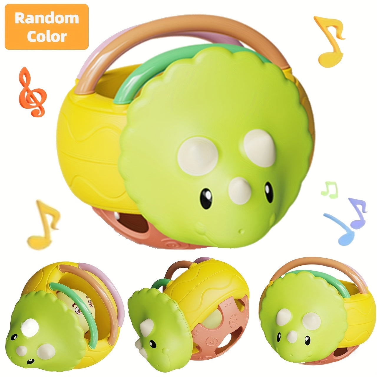 ABS Material Dinosaur Ringing Toy For Infants And Youngsters Vibrant Cartoon Design Ideal Christmas 1