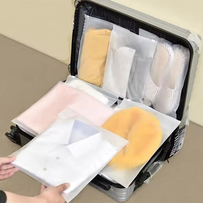 All-In-One Travel Ziplock Clothes & Shoe Organizer – 6-Pack Waterproof Packing Bags for Suitcases & Home Storage