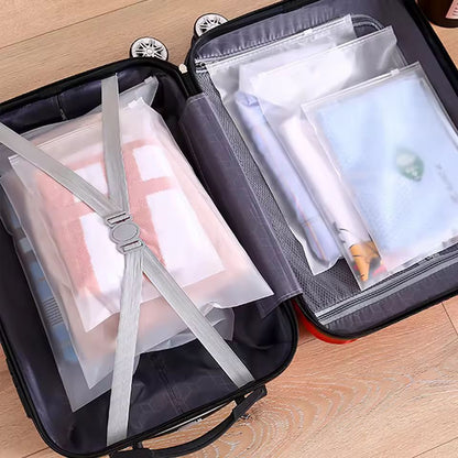 AllInOne Travel Ziplock Clothes  Shoe Organizer  6Pack Waterproof Packing Bags For Suitcases  Home  4