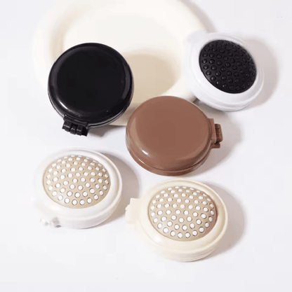 Mini Folding Hair Brush And Mirror For Travel Styling 1