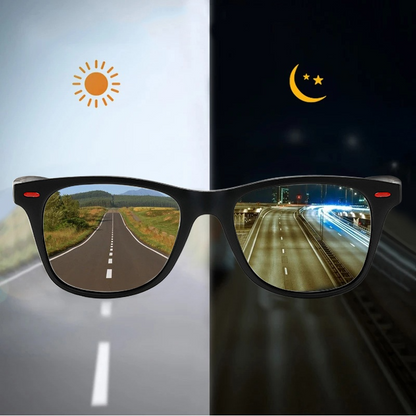 Polarized Sunglasses Men Night Vision Sport Goggles PC Resin Frame Day Night Vision Driver Night Glasses Goggles