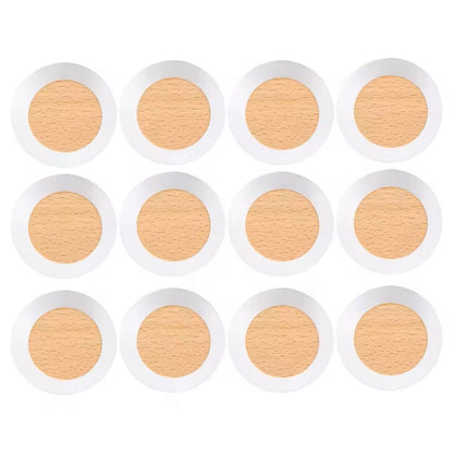 Wooden Geometric Wall Hook  Modern WallMounted Wood Peg Hanger For Clothes Hats  Towels 4
