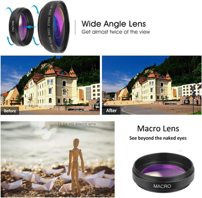 Professional Wide Angle Macro Lens for Smartphone Super Wide-Angle Macro Lens For iPhone Android
