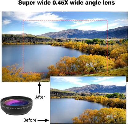 Professional Wide Angle Macro Lens for Smartphone Super Wide-Angle Macro Lens For iPhone Android
