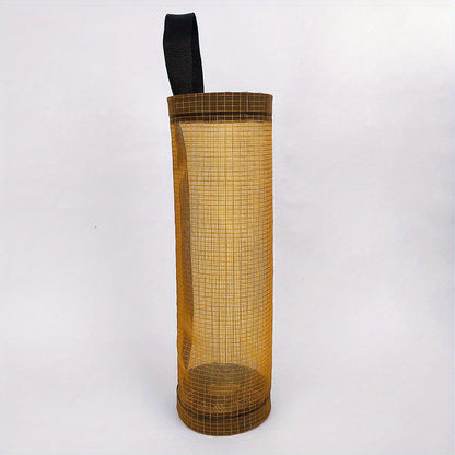WallMounted Plastic Bag With Hook Foldable Breathable Mesh Garbage Bag For Any Room 5