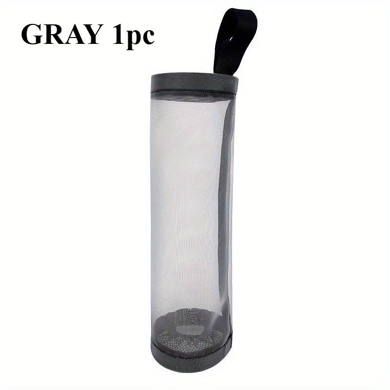 WallMounted Plastic Bag With Hook Foldable Breathable Mesh Garbage Bag For Any Room 6