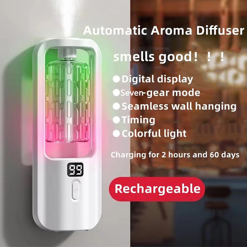 Wall Mounted Aroma Diffuser with Time Setting Essential Oils Fragrance Diffusing for Air Purifying