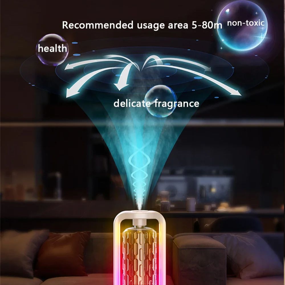 Wall Mounted Aroma Diffuser with Time Setting Essential Oils Fragrance Diffusing for Air Purifying