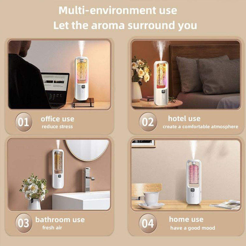 Wall Mounted Aroma Diffuser with Time Setting Essential Oils Fragrance Diffusing for Air Purifying