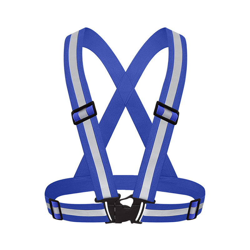 Reflective Elastic Vest For Outdoor Running Night Cycling Adjustable Safety Vest 7