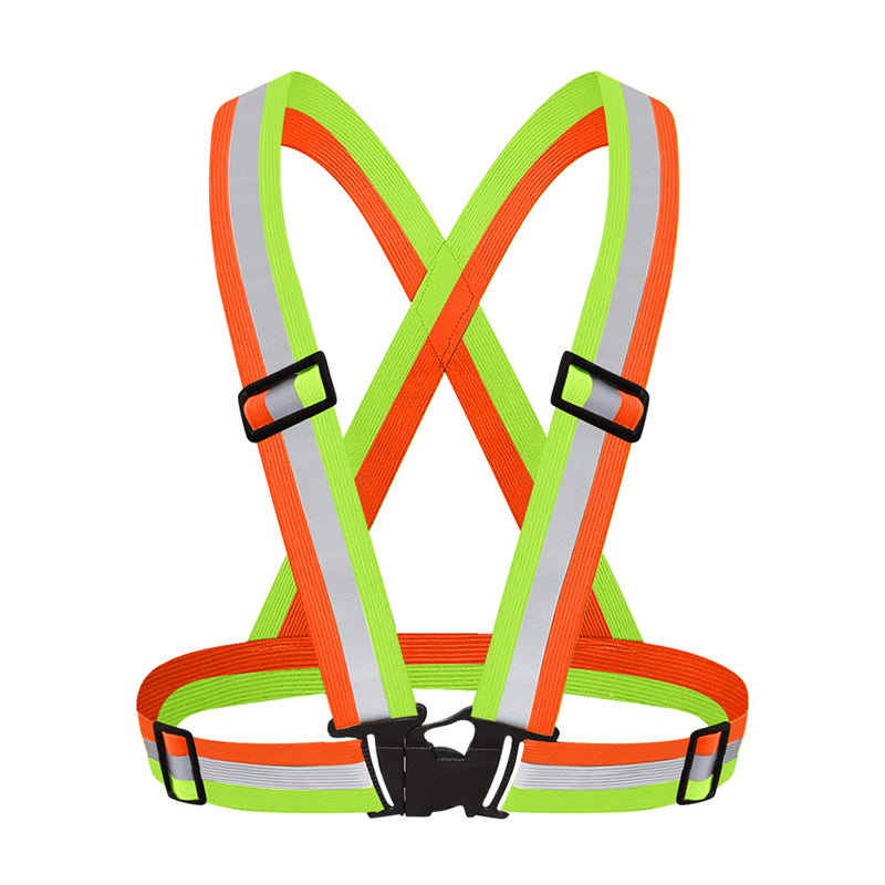 Reflective Elastic Vest For Outdoor Running Night Cycling Adjustable Safety Vest 8