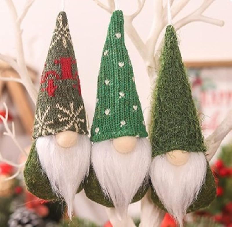 Cute Santa Claus Figurines Christmas Hanging Dwarf Decorations Perfect Festive Holiday Ornaments Fo 5